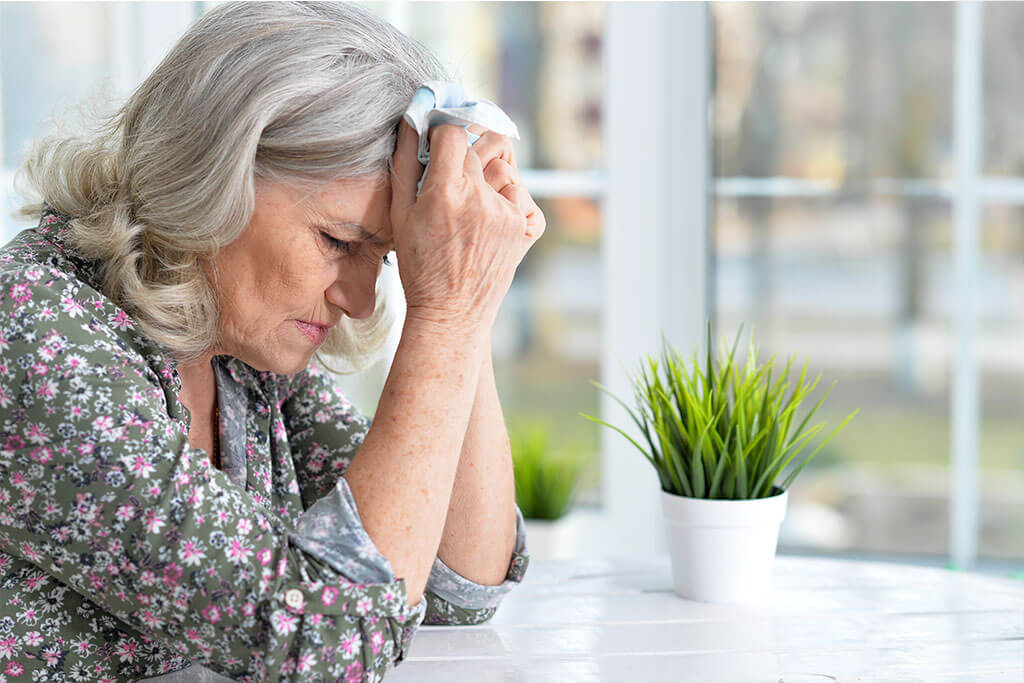 Beautiful sad elderly woman Beautiful sad elderly woman