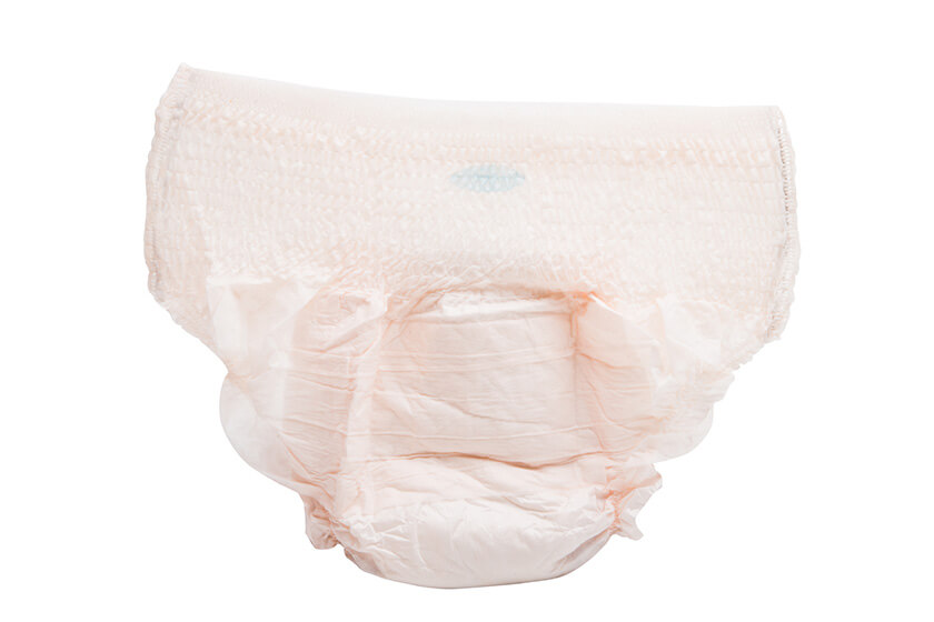 female diapers isolated