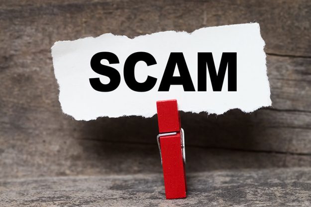 Business Concept: SCAM word Business Concept: SCAM word