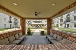 A place for senior living residents to relax after outdoor activities