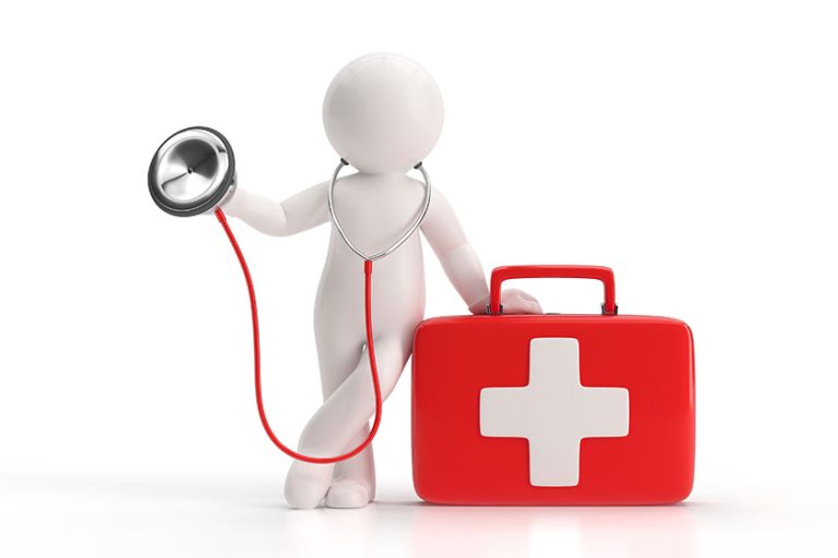 Stethoscope and medical kit