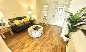 Model Apt Living Room