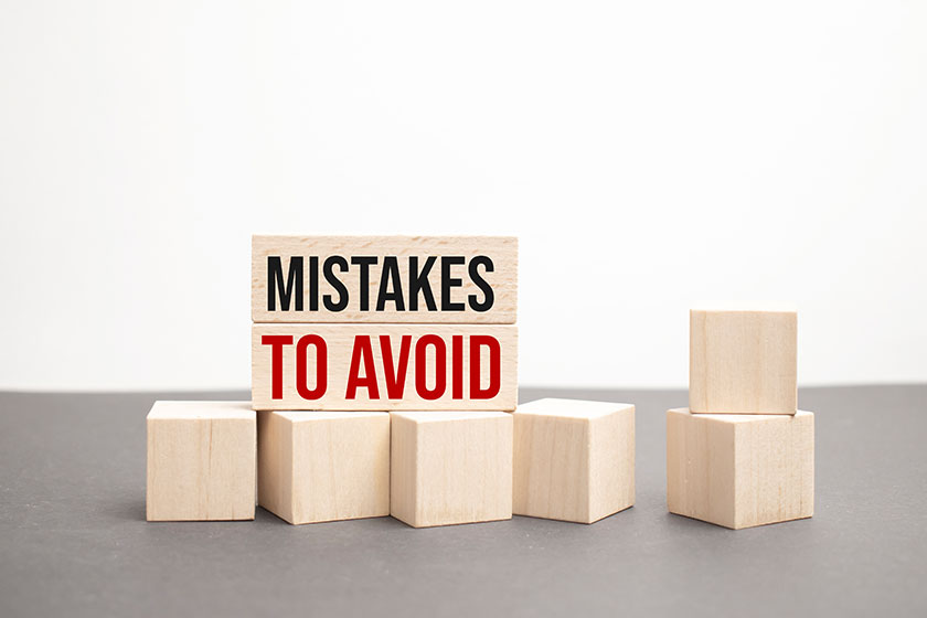 MISTAKES TO AVOID words on wooden blocks MISTAKES TO AVOID words on wooden blocks