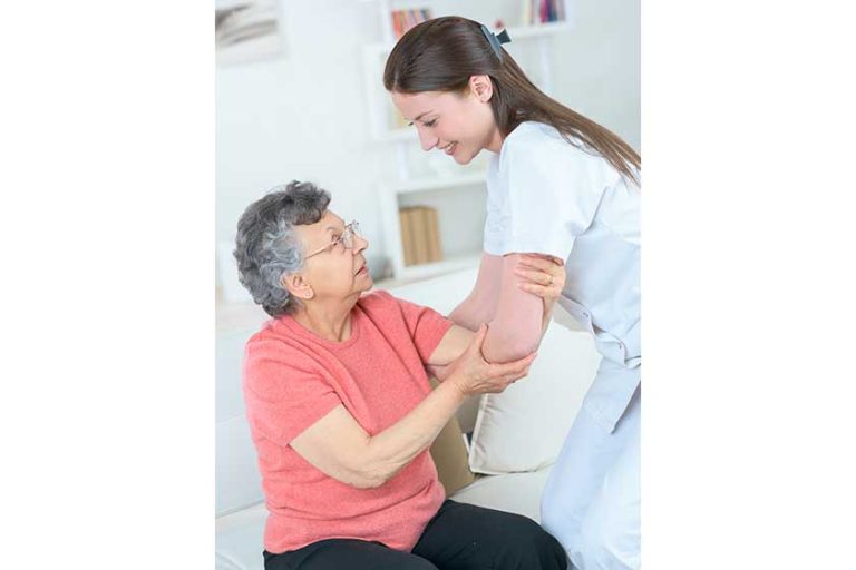 caregiver in the house