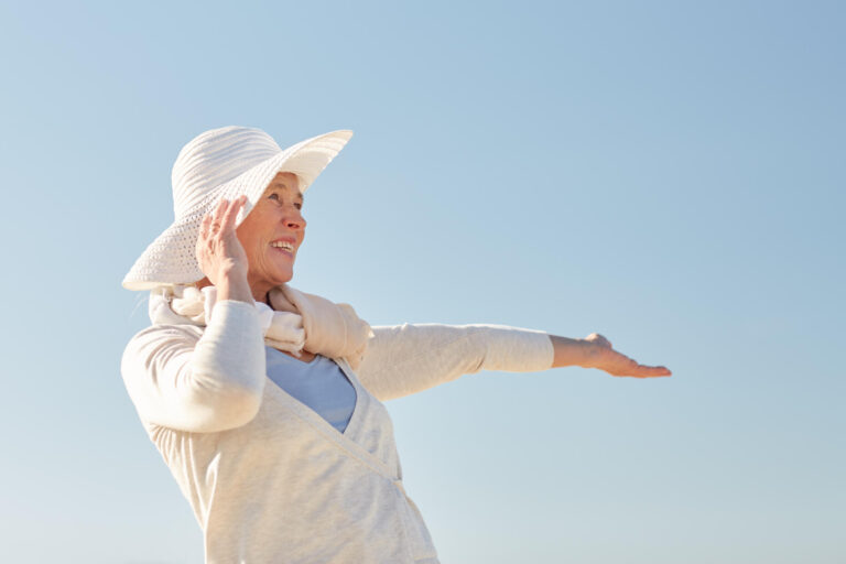 Age,,Leisure,And,People,Concept, ,Happy,Senior,Woman,In